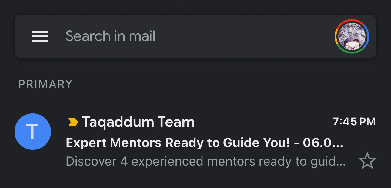 Email example 1